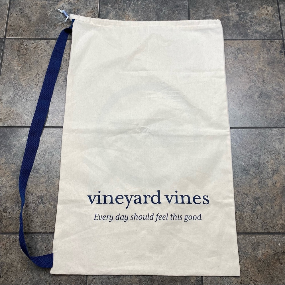 Vineyard Vines Canvas Beach Bag Tote 21.5x34”